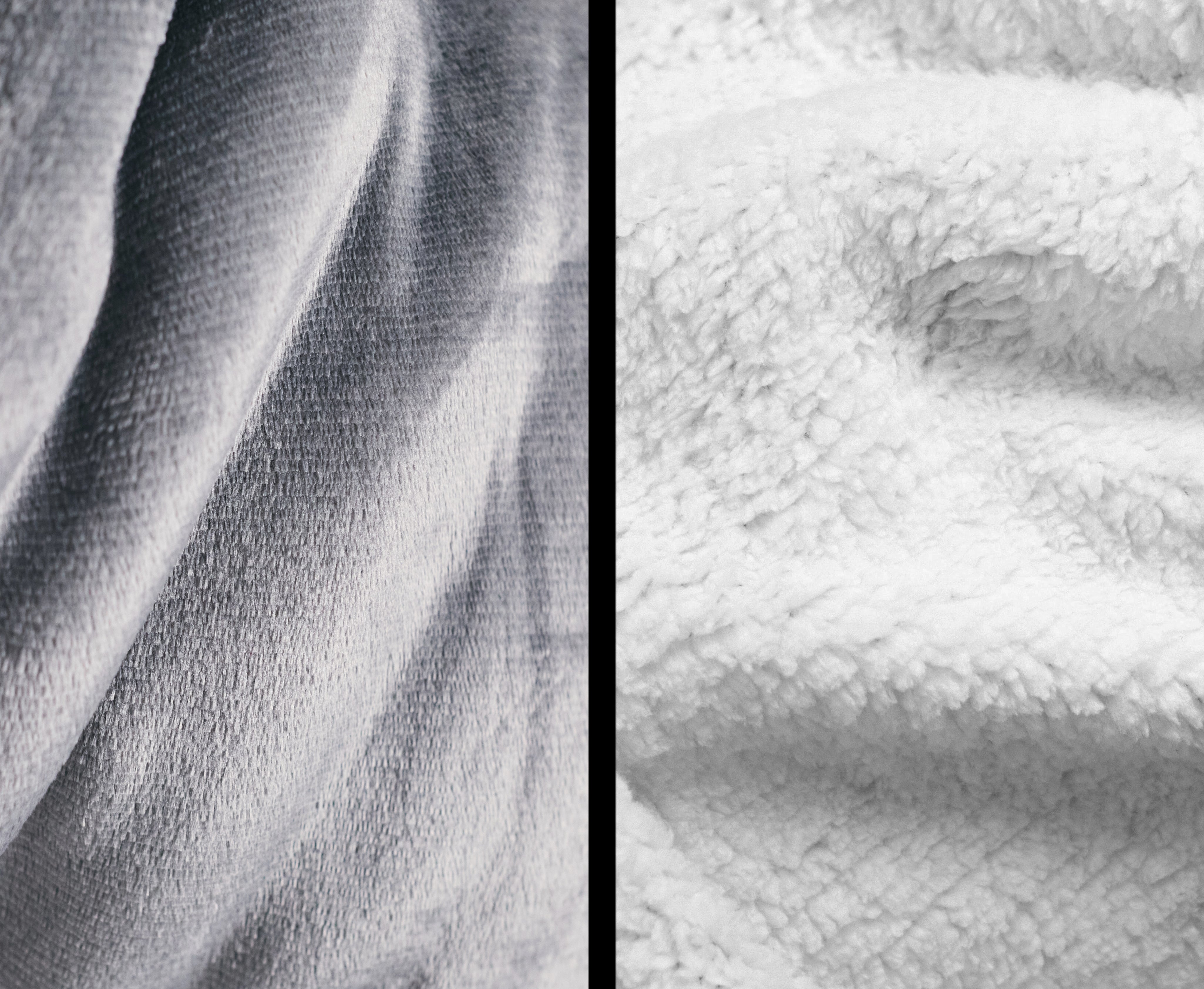 Soft inside and outside.